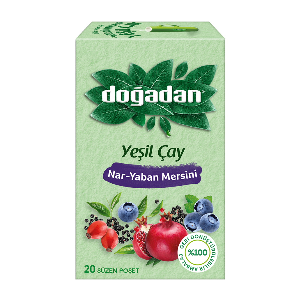 Yeşil Çay Nar Yaban Mersini